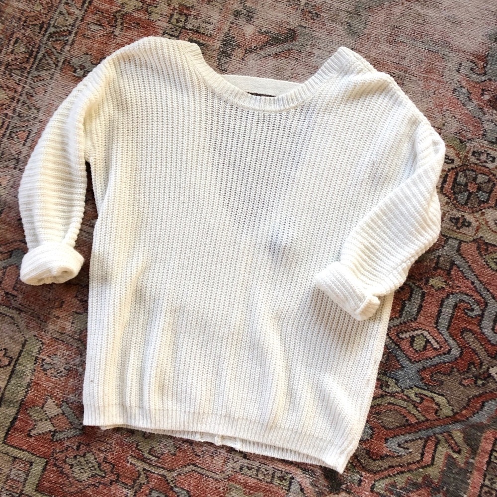 Chunky Knit Oversized Sweater